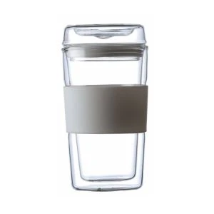 300ml Shisha qopqog'i bilan Pyrex Shisha ichimliklar Mug